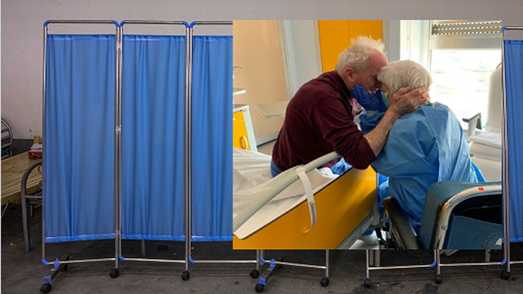 Są ze sobą od 52 lat, oboje trafili do szpitala. Wyjątkowe zdjęcie w wyjątkowych czasach