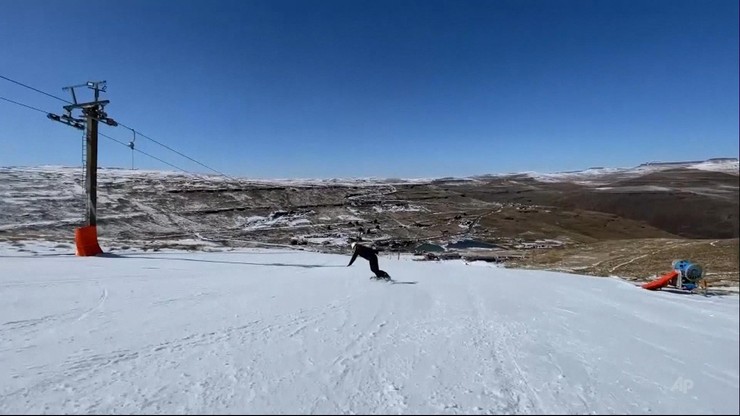 Afryka. W Europie upały. W Lesotho... środek sezonu narciarskiego