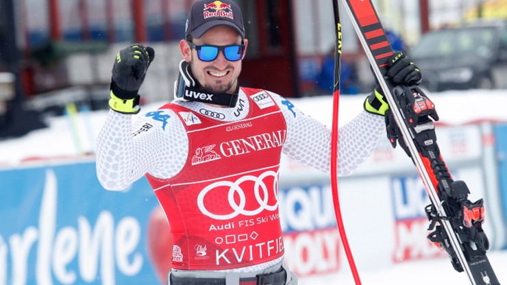 Alpejski PŚ: Paris wygrał w Kvitfjell także supergigant