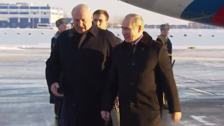 Spotkanie Putin-Łukaszenka w Mińsku. "Zachód powinien posłuchać głosu rozsądku"