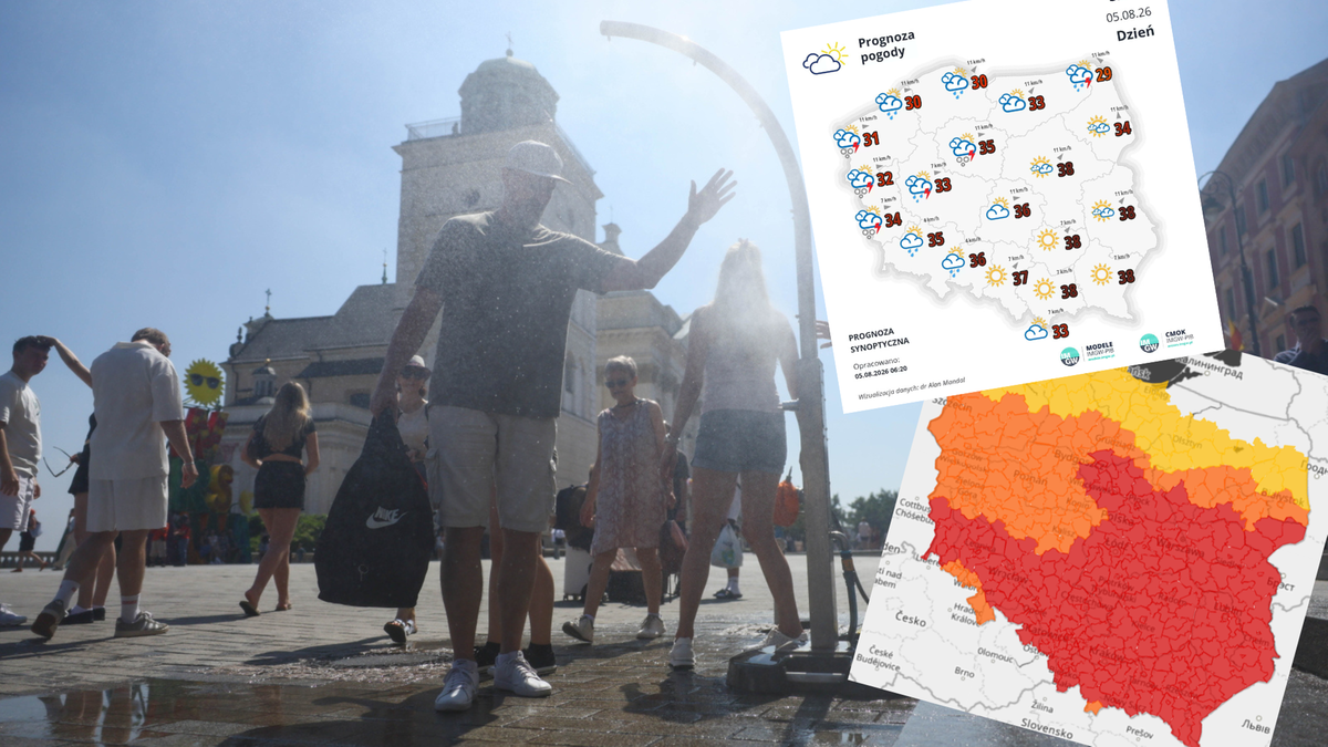 Żar leje się z nieba, wysyp alertów. Możliwy nowy rekord