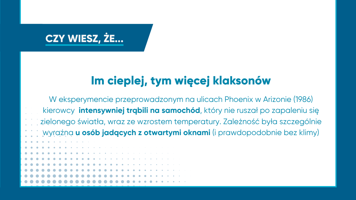 Upały mogą wpływać na nasze zachowanie, wywołując większą agresję i stres