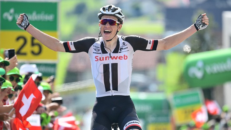 Dookoła Szwajcarii: Andersen wygrał etap, Porte nadal liderem