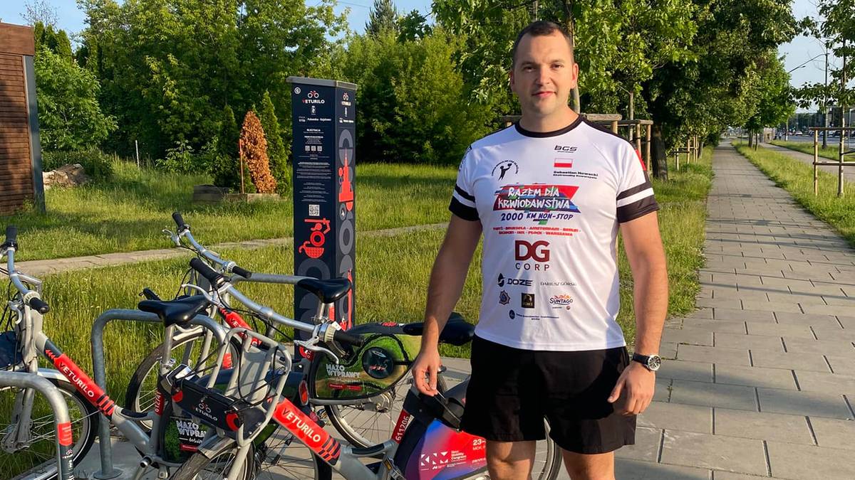 Charytatywna wyprawa rowerowa. Policjant chce pobić rekord
