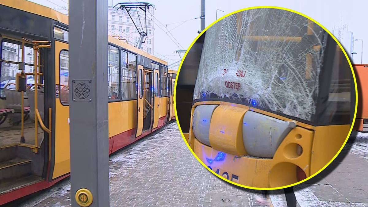 Zderzenie tramwajów w Warszawie. Są poszkodowani, duże utrudnienia