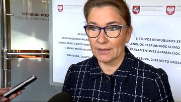 Mazurek poinformowała, że prawnicy zajmują się piątkową publikacją "Gazety Wyborczej"