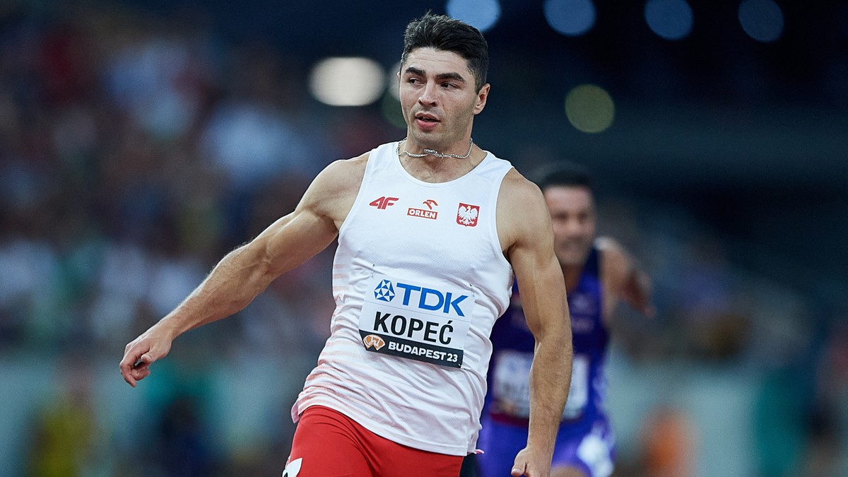 Dominik Kopeć odpadł w półfinale na 100 m na mistrzostwach świata