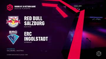 Zapowiedź meczu hokejowego: Red Bull Salzburg (Austria) kontra ERC Ingolstadt (Niemcy) w fazie pucharowej Champions Hockey League.