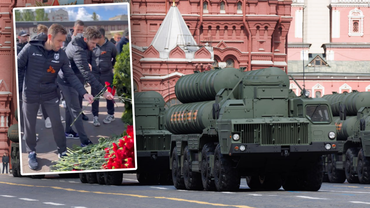Rosja świętuje Dzień Zwycięstwa. Kwiaty złożył Maciej Rybus