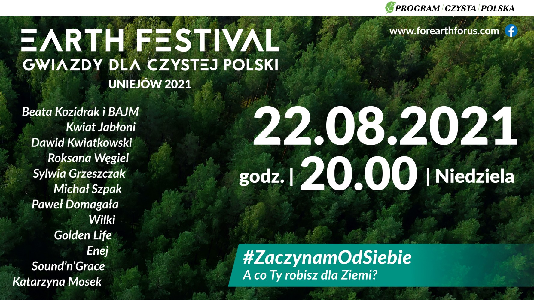 Koncert „Earth Festival. Gwiazdy dla Czystej Polski” w Polsacie 