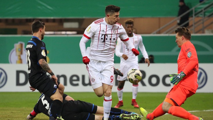 Gol "Lewego" i wysokie zwycięstwo Bayernu Monachium w Pucharze Niemiec