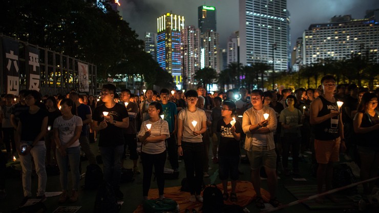 Rocznica masakry na placu Tiananmen w Pekinie. Protest w Hongkongu, apel o demokratyzację z Tajwanu
