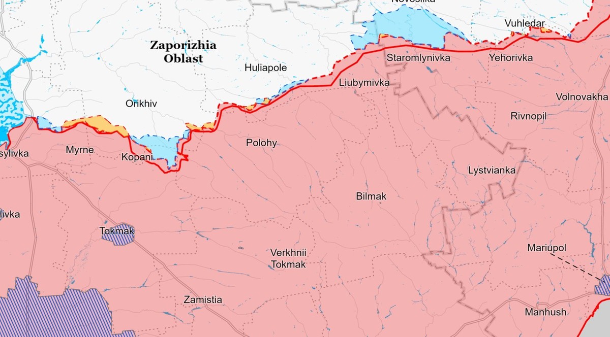 ISW: Ukraińcy przebijają się w obwodzie zaporoskim