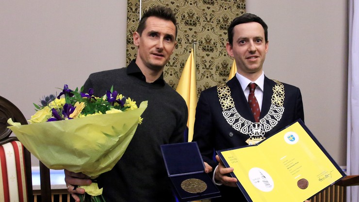 Słynny piłkarz Miroslav Klose został honorowym obywatelem Opola. "Pamiętam, że tu się urodziłem"