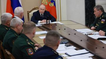 Putin spotkał się z dowódcami. "Siły Zbrojne Ukrainy cofają się wszędzie"