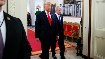 Pokojowy plan dla Bliskiego Wschodu. Trump wzywa do utworzenia państwa Palestyna