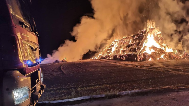 Wielkopolska: Seria pożarów w gminie Zduny. Rolnicy mają dość i wyznaczyli nagrodę
