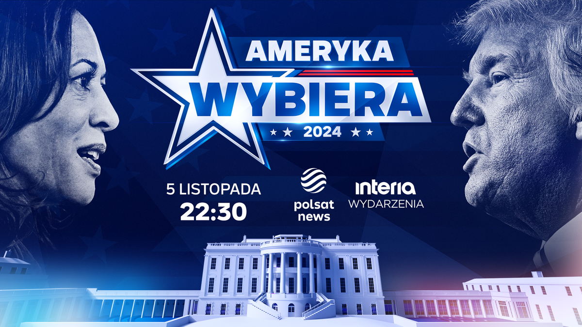 "Ameryka Wybiera" w Polsat News i Interii. Kamala Harris czy Donald Trump?