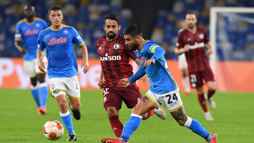 Liga Europy: SSC Napoli pokonało Legię Warszawa