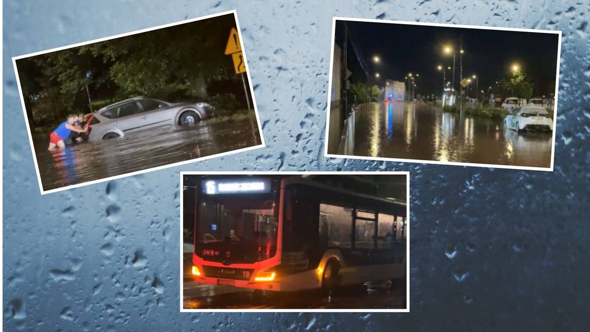 Gwałtowne burze nad Polską: ponad 400 interwencji straży w Świętokrzyskiem