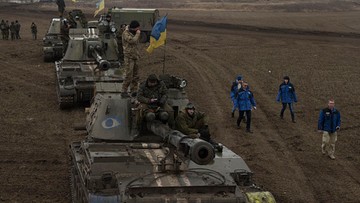 Ciężkie walki w okolicach Mariupola na Ukrainie