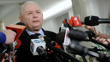 Kaczyński, Szydło, Kuchciński, Karczewski, Terlecki - konferencja liderów z PiS w polsatnews.pl