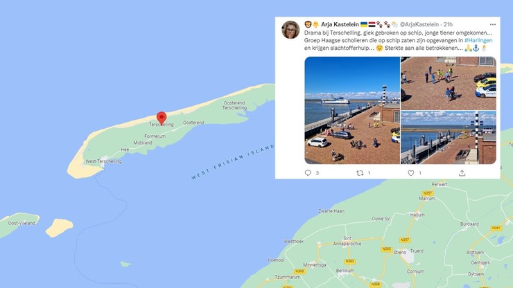 Holandia: Złamany maszt na łodzi zabił nieletnią dziewczynę. Zginęła podczas szkolnej wycieczki