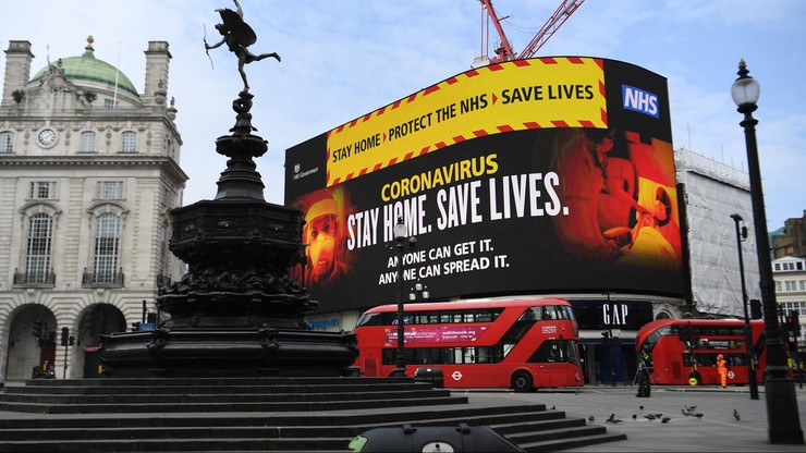 Ponad 10 tysięcy śmiertelnych ofiar koronawirusa w Wielkiej Brytanii