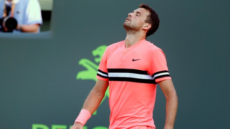 ATP w Miami: Trwa zła passa Dimitrowa. Bułgar odpadł w 3. rundzie