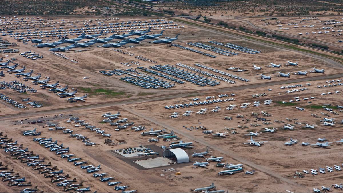 Tysiące samolotów w jednym miejscu. To największe "wrakowisko" na świecie