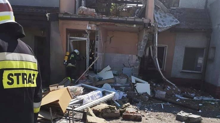 Wielkopolskie. Wybuch butli z gazem w domu w Trębaczowie, ewakuowano 15 osób