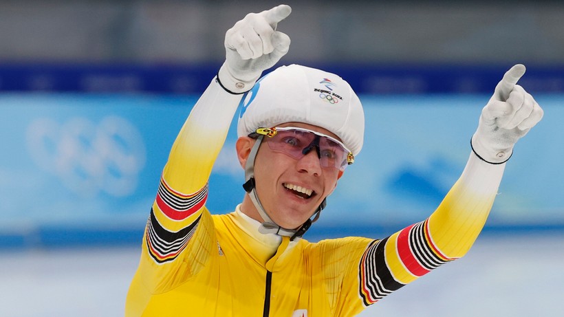 Pekin 2022. Łyżwiarstwo szybkie: Bart Swings ze złotem dla Belgii po 74 latach