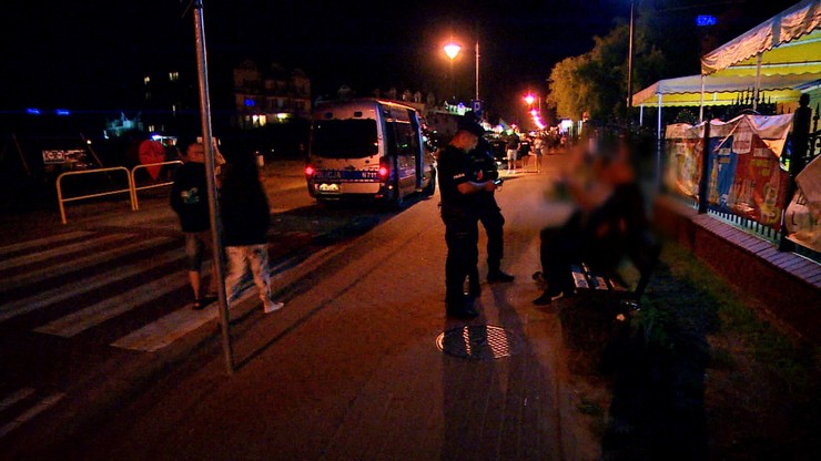 Władysławowo. Ponad 1600 interwencji policji w lipcu. Najwięcej dotyczy pijanych turystów