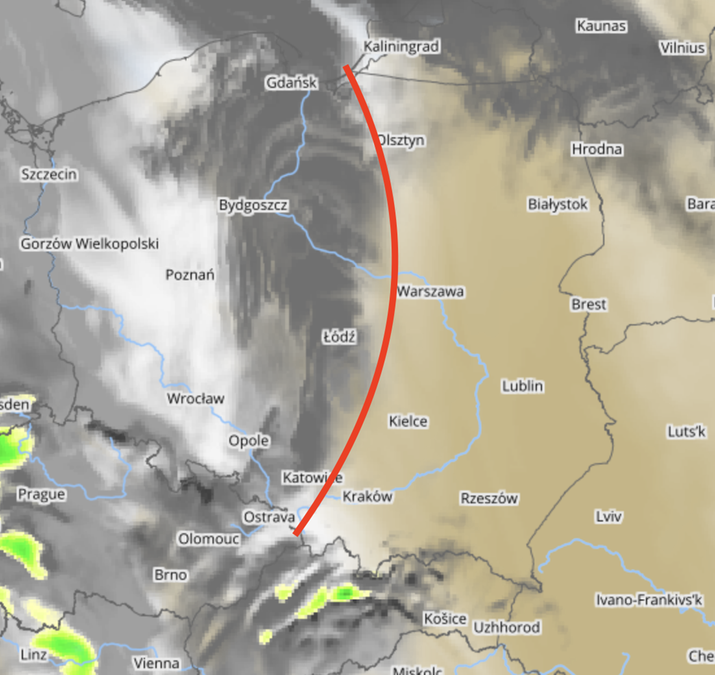 fot za: mapy.meteo.pl, opracowanie własne