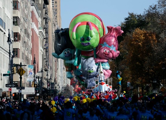 Parada z okazji Święta Dziękczynienia w Nowym Jorku