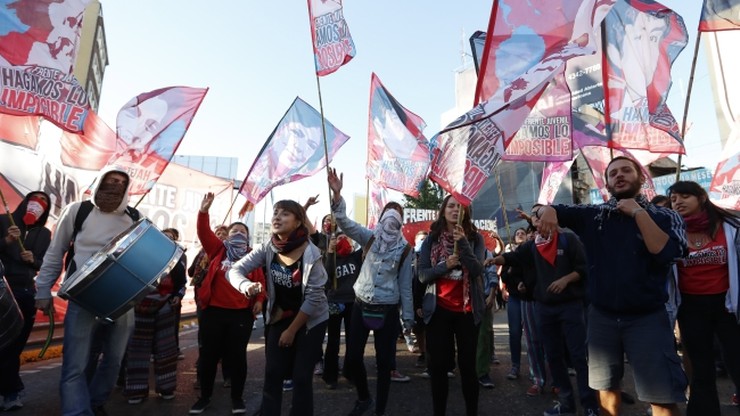 Strajk sparaliżował Argentynę. Ludzie protestują przeciwko rządowej polityce walki z inflacją