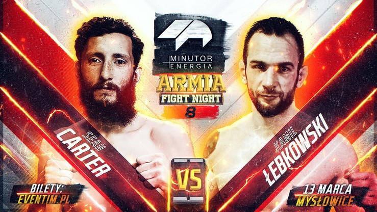 Minutor Energia Armia Fight Night 8: Łebkowski kontra Carter w karcie walk