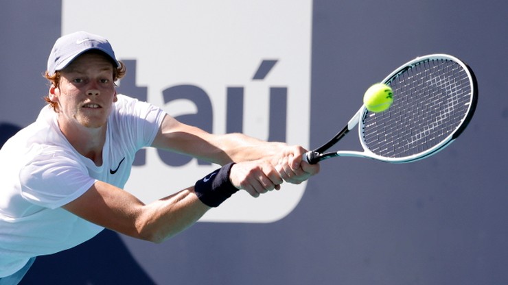 ATP w Miami: Jannik Sinner pierwszym półfinalistą