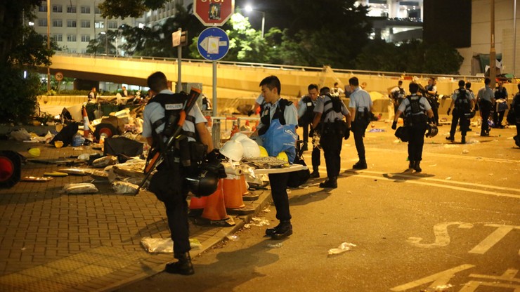 Hongkong: szefowa rządu potępiła "brutalne i bezprawne" protesty