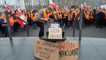 Kolejny protest pracowników Lotos Kolej w Gdańsku. Chcą odwołania wiceprezesa