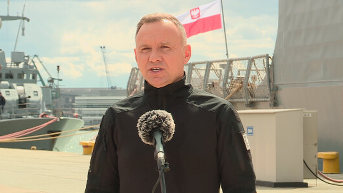 Andrzej Duda w Gdyni: Działania Grupy Wagnera są sterowane przez władze rosyjskie