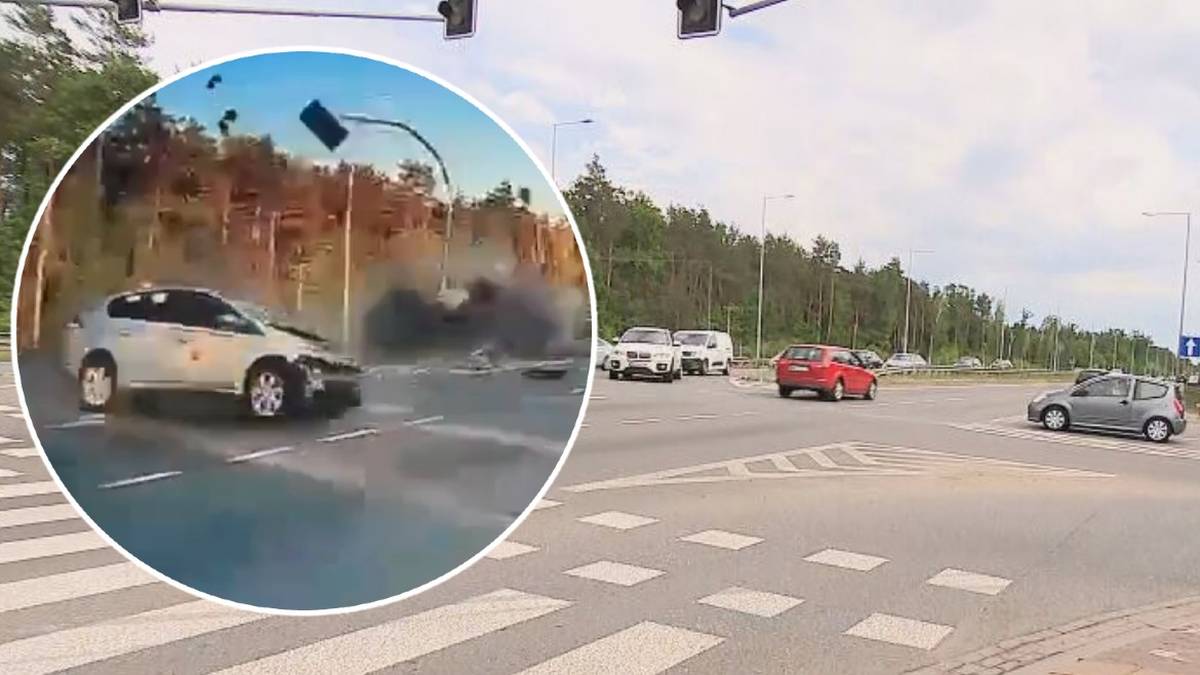 Tragiczny wypadek w Ząbkach. Brawurowy manewr zakończył się śmiercią dwóch osób