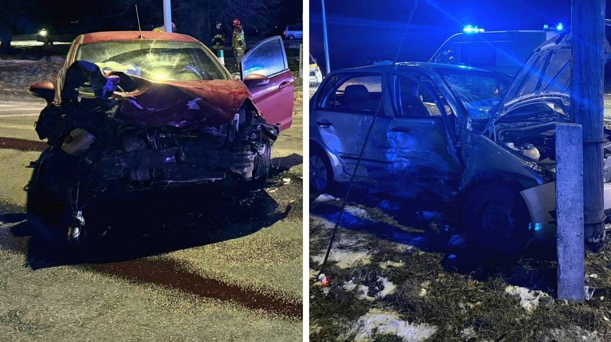 Groźny wypadek pod Toruniem. Wśród rannych policjanci