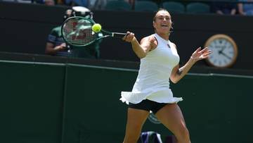 Gładko w pierwszym secie, z problemami w drugim. Sabalenka w kolejnej rundzie Wimbledonu!
