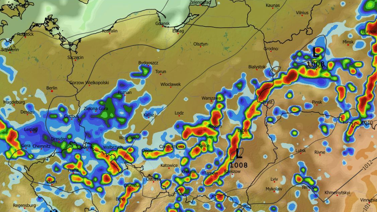 Środa i czwartek mogą się okazać dniami z najbardziej wymagającą pogodą