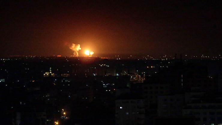 Izrael. Lotnictwo ostrzelało obiekty Hamasu w Strefie Gazy