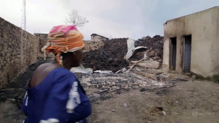 Wybuch wulkanu w Kongo. Kilkanaście osób zginęło, setki domów zniszczonych