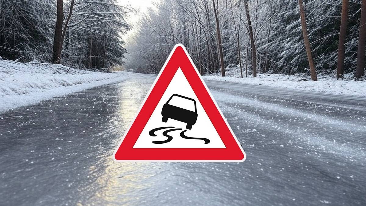 Drogi mogą być bardzo śliskie. Fot. TwojaPogoda.pl