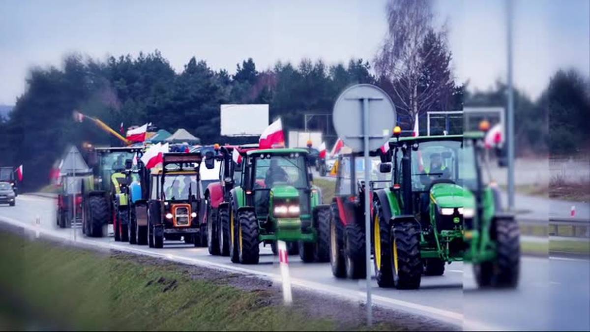 Strajk rolników w Warszawie