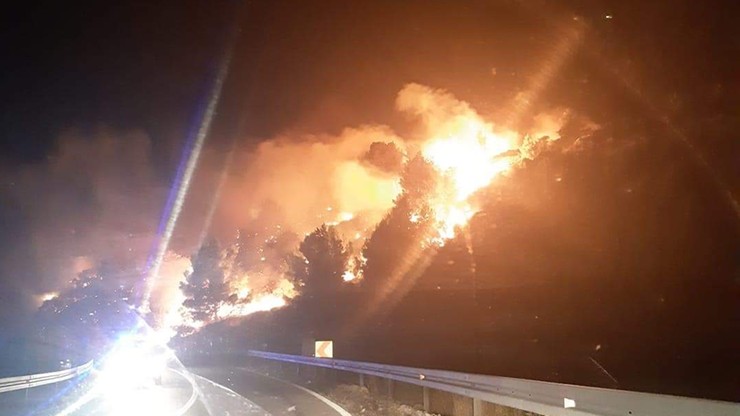 Pożary lasów w Chorwacji. Zagrożenie w okolicach Szybenika
